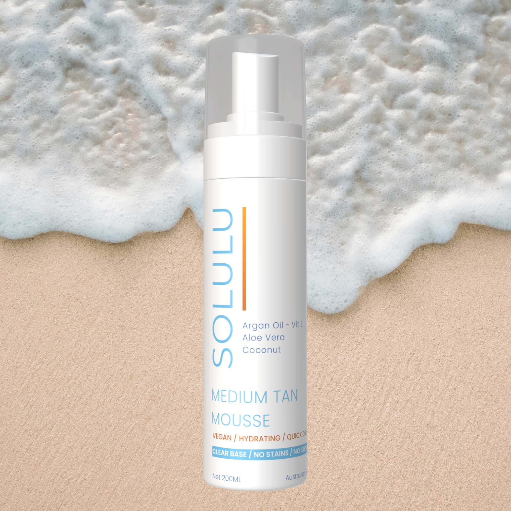 MEDIUM TAN MOUSSE - CLEAR BASE image 0