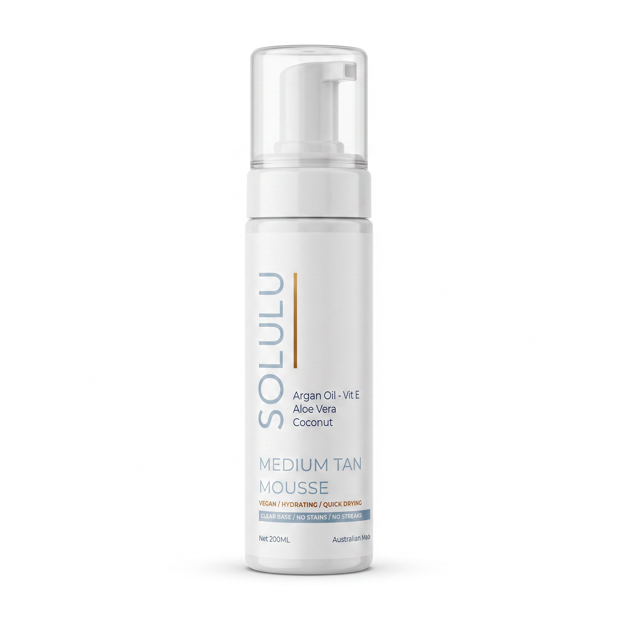 MEDIUM TAN MOUSSE - CLEAR BASE