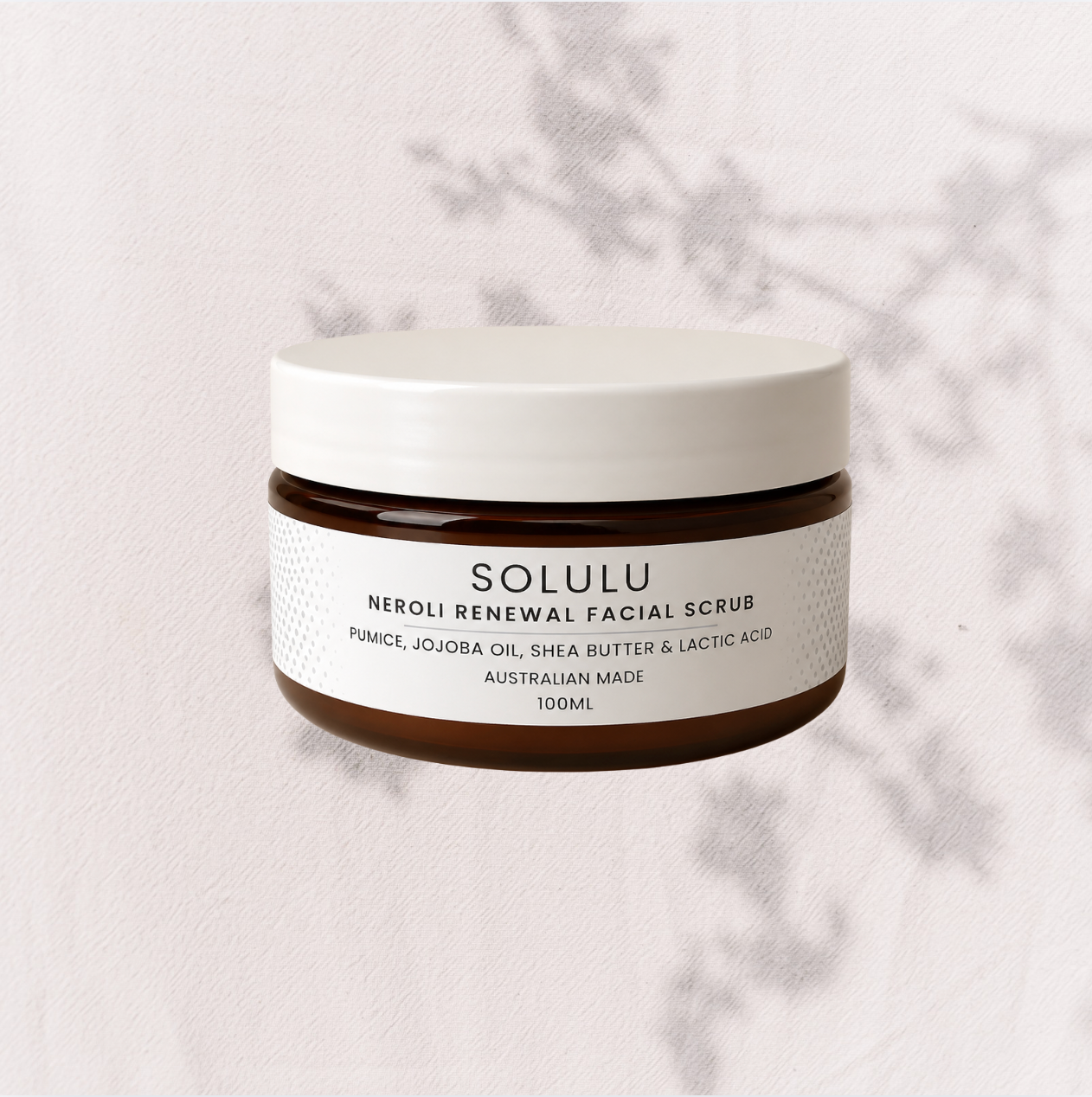 Natural  facial scrub Australian made solulu