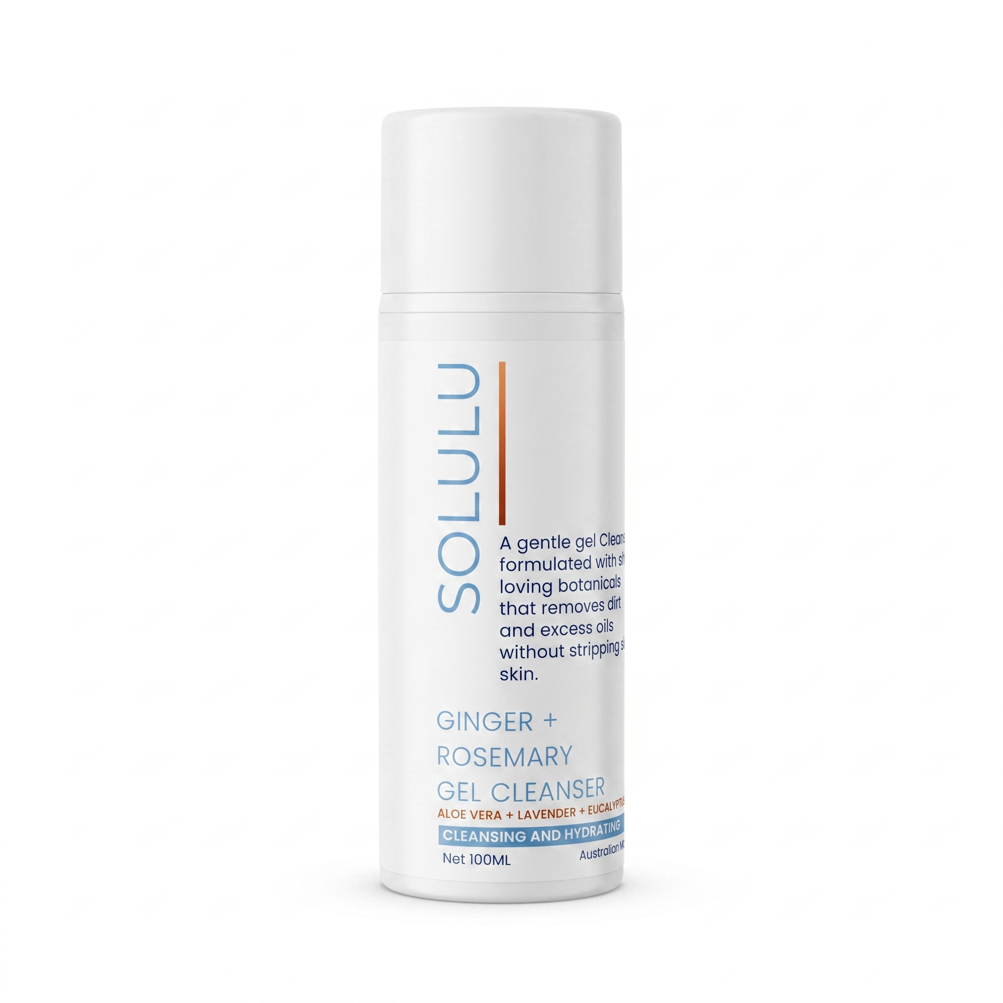 GINGER AND ROSEMARY GEL CLEANSER