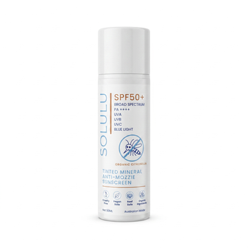 ORGANIC TINTED ANTI-MOZZIE ZINC SUNSCREEN - SPF50+